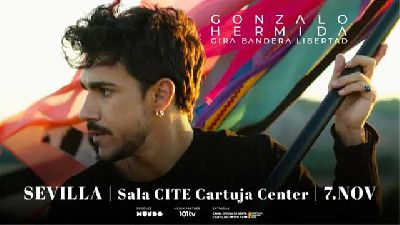 Cartel de Gonzalo Hermida en el Cartuja Center de Sevilla 2026