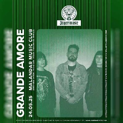 Cartel del concierto de Grande Amore en Malandar Sevilla 2025