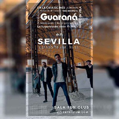 Cartel del concierto de Guaraná en FunClub Sevilla 2023