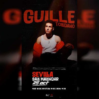 Cartel del concierto de Guille Toledano en Malandar Sevilla 2026