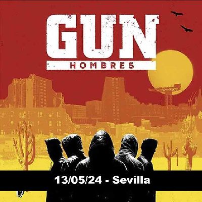 Cartel del concierto de Gun en Custom Sevilla 2024