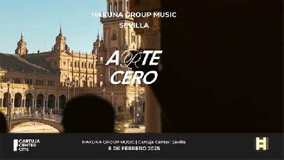 Cartel de Hakuna Group Music en el Cartuja Center de Sevilla 2025