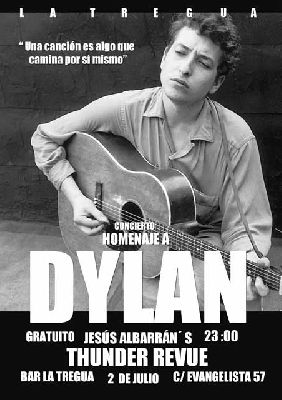Concierto: Homenaje a Bob Dylan en La Tregua Sevilla (julio 2015)
