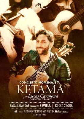 Concierto: Homenaje a Ketama por Lucas Carmona en Malandar Sevilla