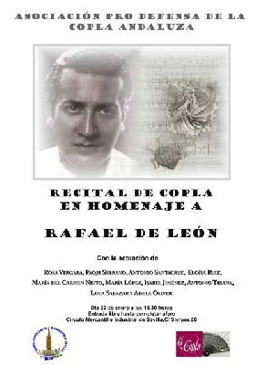 Concierto: Homenaje a Rafael de León en Círculo Mercantil Sevilla
