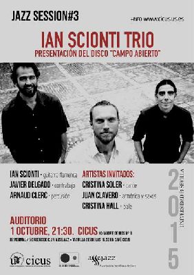 Concierto: Ian Scionti Trío en el CICUS Sevilla 2015