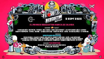 Cartel del concierto en Sevilla de I Love Reggaeton 2025