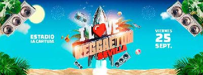 Cartel del concierto en Sevilla de I Love Reggaeton 2026