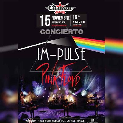 Cartel del concierto de Im-Pulse en Custom Sevilla 2025