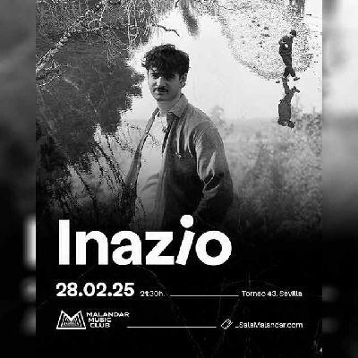 Cartel del concierto de Inazio en Malandar Sevilla 2025