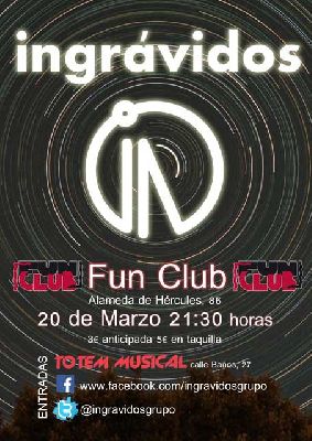 Concierto: Ingrávidos en FunClub Sevilla