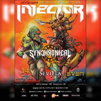 Cartel del concierto de Injector y Synchronical en la Sala Even Sevilla 2022