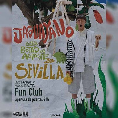 Cartel del concierto de Jaguayano en FunClub Sevilla 2026