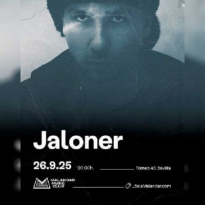 Cartel del concierto de Jaloner en Malandar Sevilla 2025