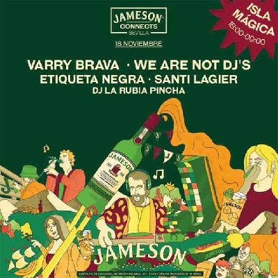 Cartel del festival Jameson Connects 2023 en Sevilla