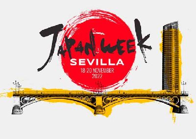 Cartel del festival Japan week en Sevilla 2022