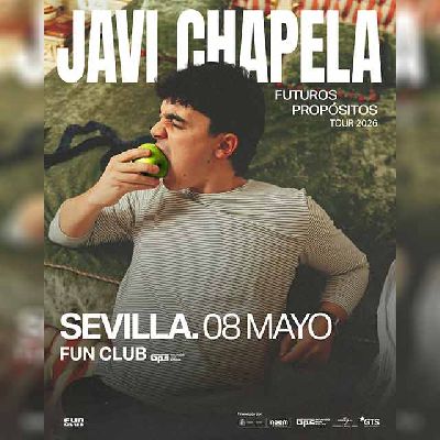 Cartel del concierto de Javi Chapela en FunClub Sevilla 2026