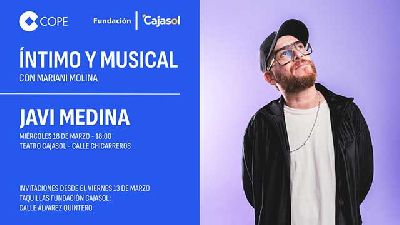 Cartel de Javi Medina en Cajasol Sevilla 2026