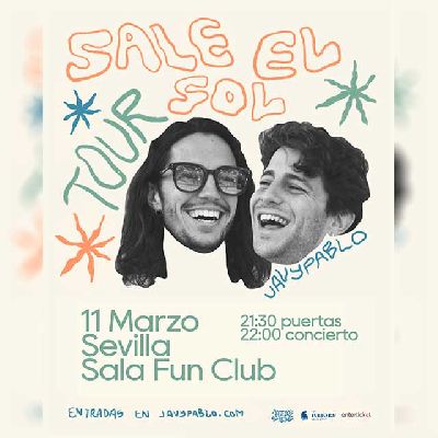 Cartel del concierto de Javypablo en FunClub Sevilla 2023