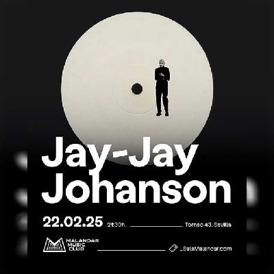 Cartel del concierto de Jay-Jay Johanson en Malandar Sevilla 2025