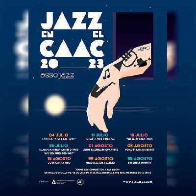 Cartel del ciclo de jazz en el CAAC Sevilla en verano de 2023