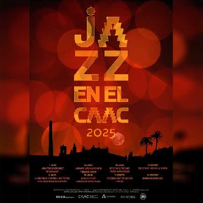 Cartel del ciclo de jazz en el CAAC Sevilla en verano de 2025