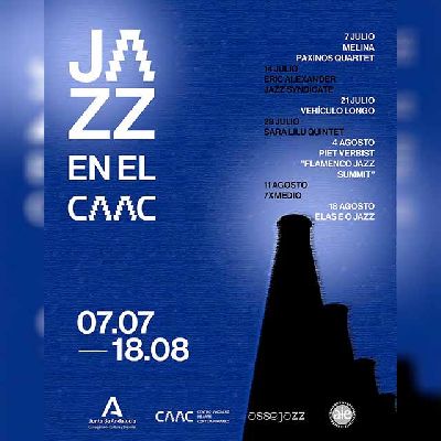 Cartel del ciclo de jazz en el CAAC Sevilla en verano de 2026