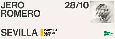 Cartel de Jero Romero en el Cartuja Center de Sevilla 2023