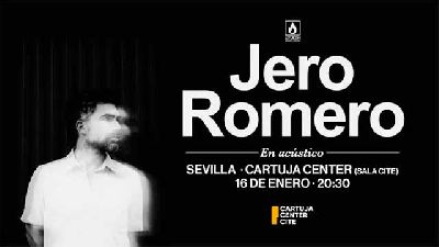 Cartel del concierto de Jero Romero en el Cartuja Center de Sevilla 2026