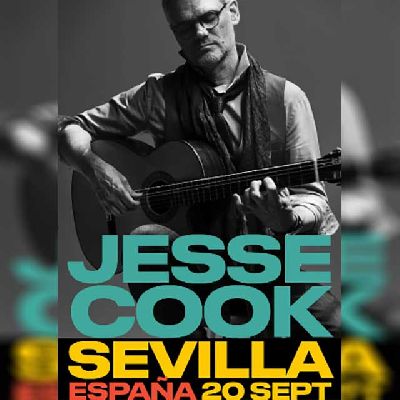 Cartel del concierto de Jesse Cook en Custom Sevilla 2024