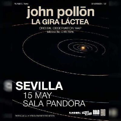 Cartel del concierto de John Pollõn en Pandora Sevilla 2026