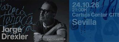 Cartel de Jorge Drexler en el Cartuja Center de Sevilla 2026