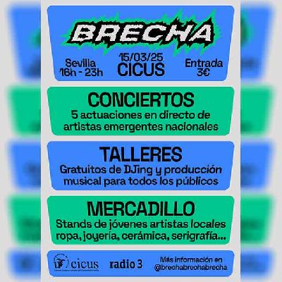 Cartel de la jornada Brecha en el CICUS Sevilla 2025