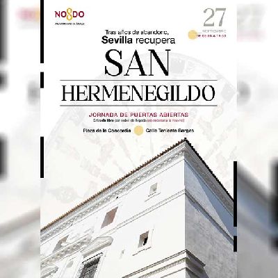 Cartel de la Jornada de puertas abiertas en San Hermenegildo de Sevilla 2025