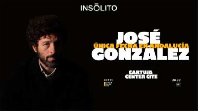 Cartel de José González en el Cartuja Center de Sevilla 2026