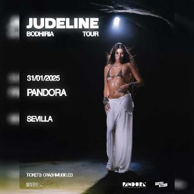 Cartel del concierto de Judeline en Pandora Sevilla 2025