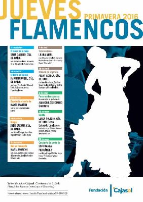 Flamenco: Los Jueves Flamencos de Cajasol Sevilla (primavera 2016)