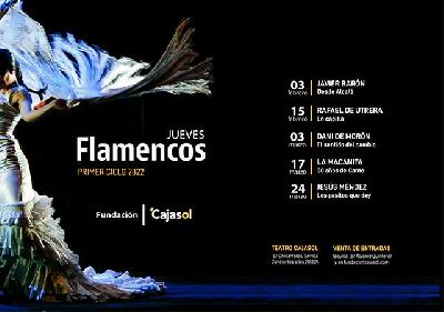Cartel de Los Jueves Flamencos de Cajasol en Sevilla (primer ciclo 2022)