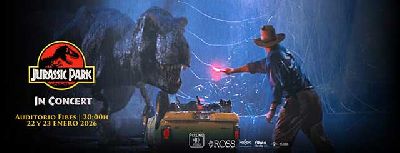 Cartel del concierto Jurassic Park in concert en Sevilla 2026