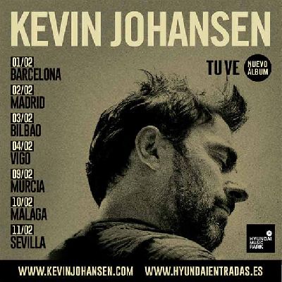 Cartel de la gira Tu ve Tour 2023 de Kevin Johansen