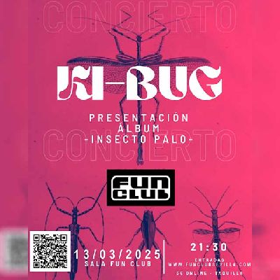 Cartel del concierto de Ki-Bug en FunClub Sevilla 2025