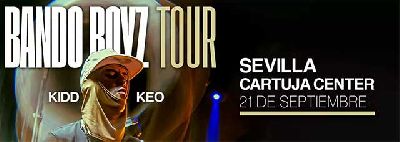 Cartel del concierto de Kidd Keo en el Cartuja Center de Sevilla 2024