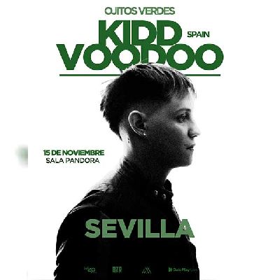 Cartel del concierto de Kidd Voodoo en Pandora Sevilla 2026