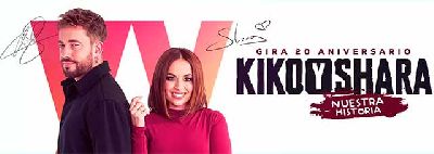 Cartel de la gira Nuestra historia de Kiko y Shara