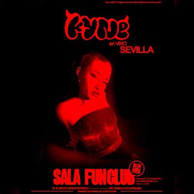 Cartel del concierto de Kyne en FunClub Sevilla 2022