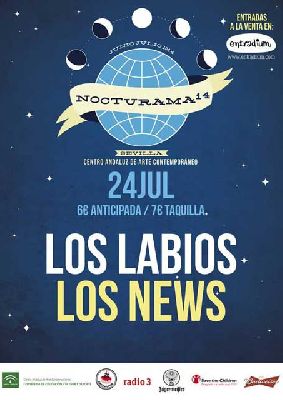 Concierto: Los Labios y Los News en Nocturama Sevilla 2014