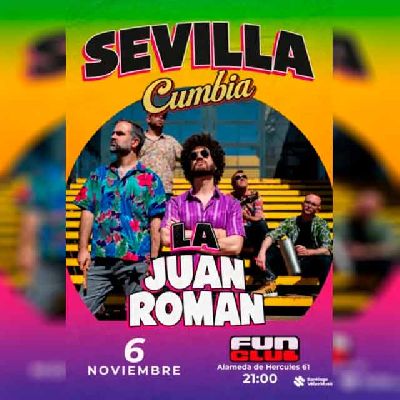 Cartel del concierto de La Juan Román en FunClub Sevilla 2026