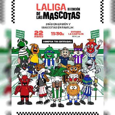 Cartel de LaLiga de las Mascotas en Sevilla 2026