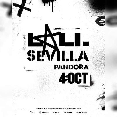 Cartel del concierto de Lali en Pandora Sevilla 2025