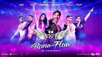 Cartel del concierto de La reina del flow en 2026